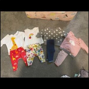 Baby girl outfits 0-3 months